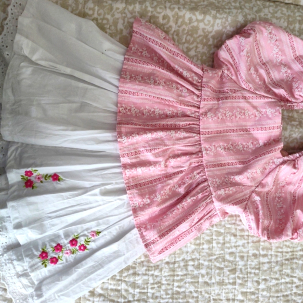 Girls skirt and blouse
